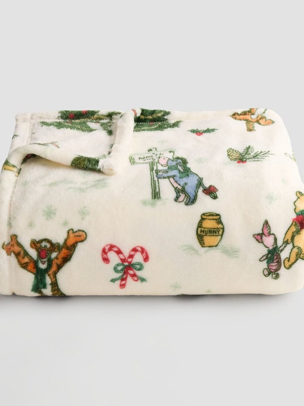 NEW DISNEY WINNIE THE POOH CHRISTMAS 2026 HOLIDAY SOFT THROW BLANKET THE BIG ONE